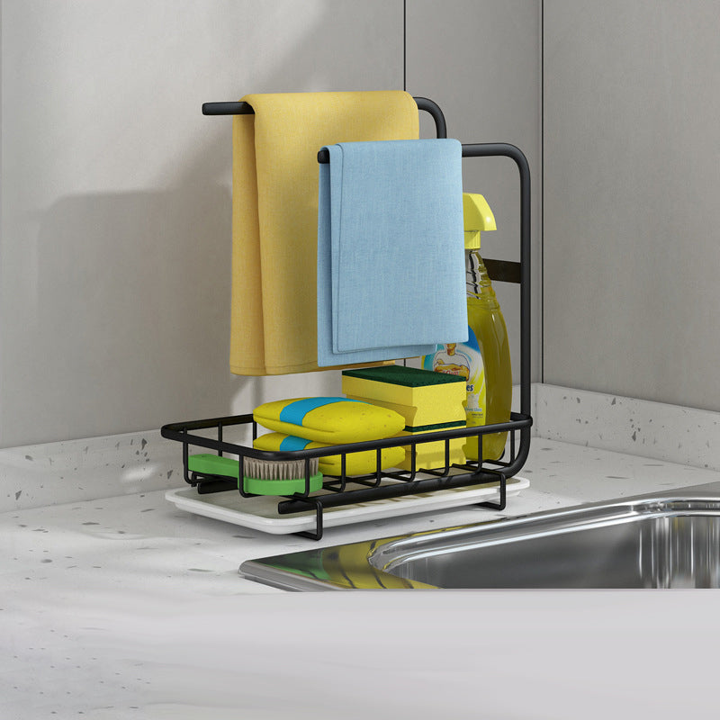 Fregadero de cocina Suministros Inodoro Baño Trapo Estante de almacenamiento
