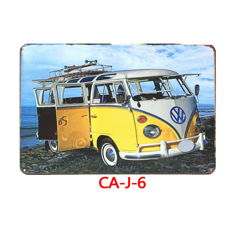 Tin Painting Bar Clothing Store Home Wall Decoration Decoration Tin Painting