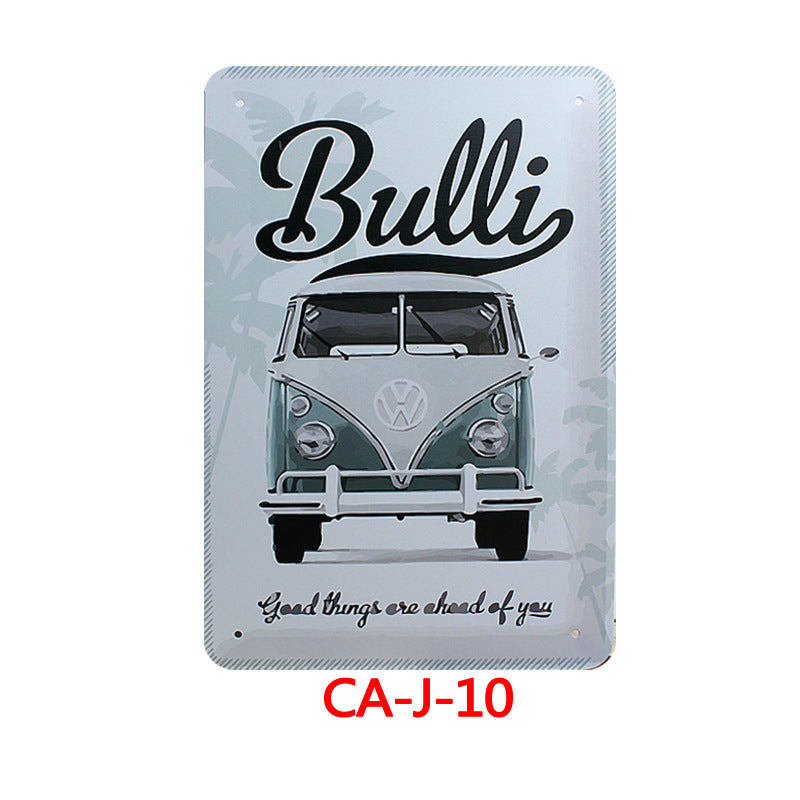 Tin Painting Bar Clothing Store Home Wall Decoration Decoration Tin Painting