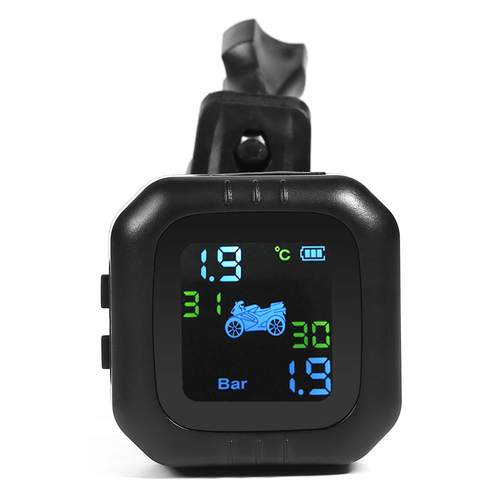Motorcycle tire pressure monitor