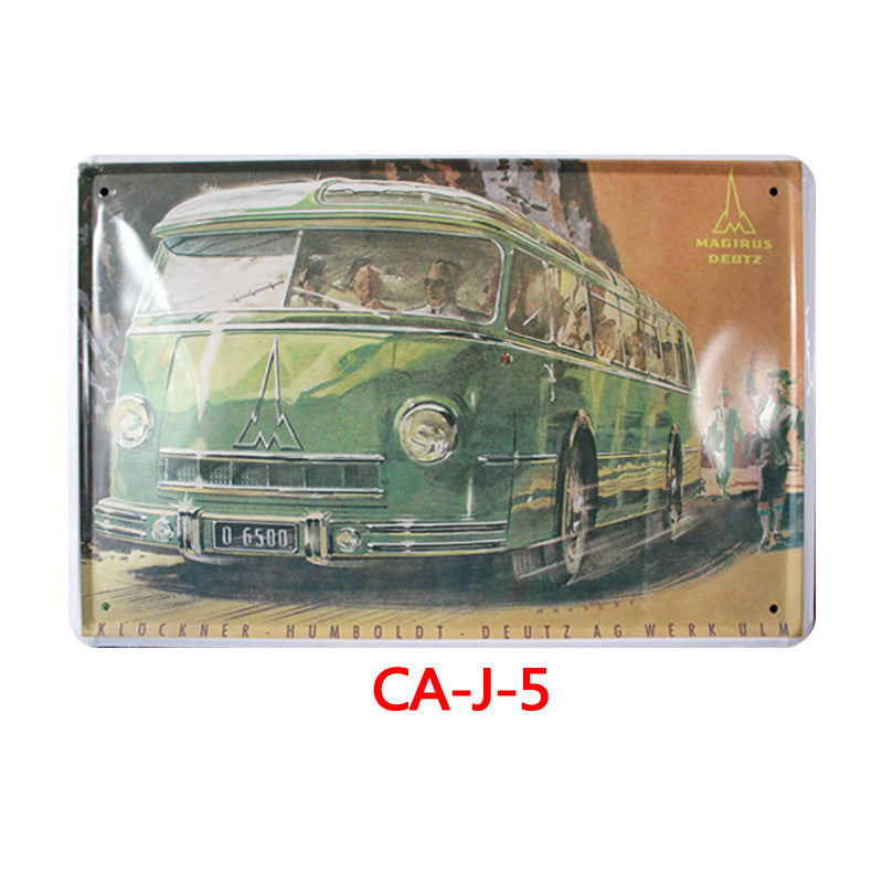 Tin Painting Bar Clothing Store Home Wall Decoration Decoration Tin Painting