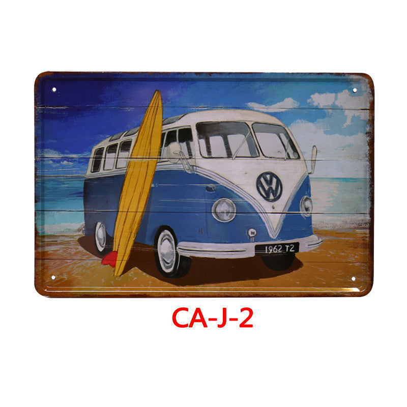 Tin Painting Bar Clothing Store Home Wall Decoration Decoration Tin Painting