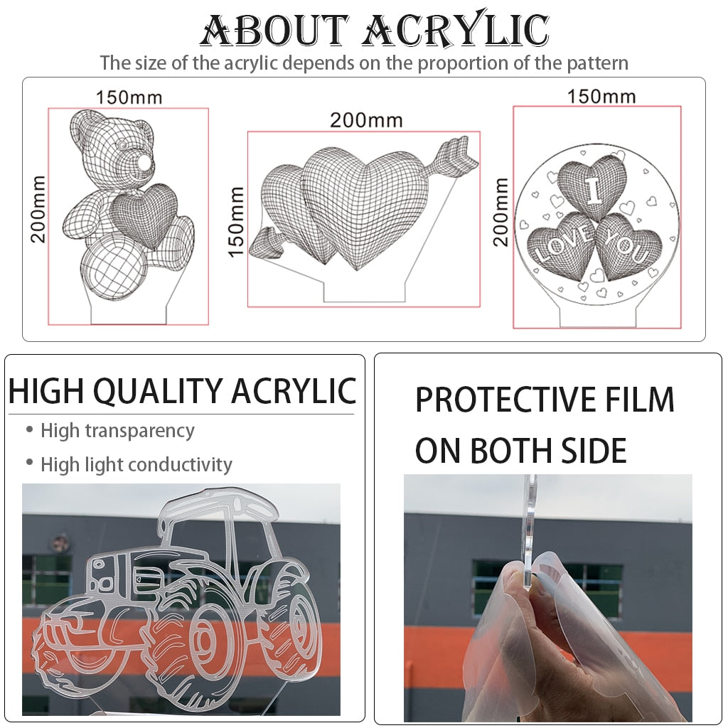 Lámpara 3d personalizada, holograma de avión, luz de noche para bebé, nombre genial, luz nocturna personalizada para decoración de dormitorio infantil, luz de noche Led 3d
