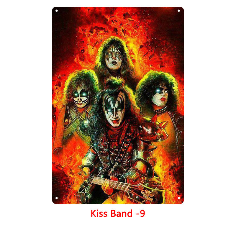 Tin Painting Bar Clothing Shop Home Wall Decoration
