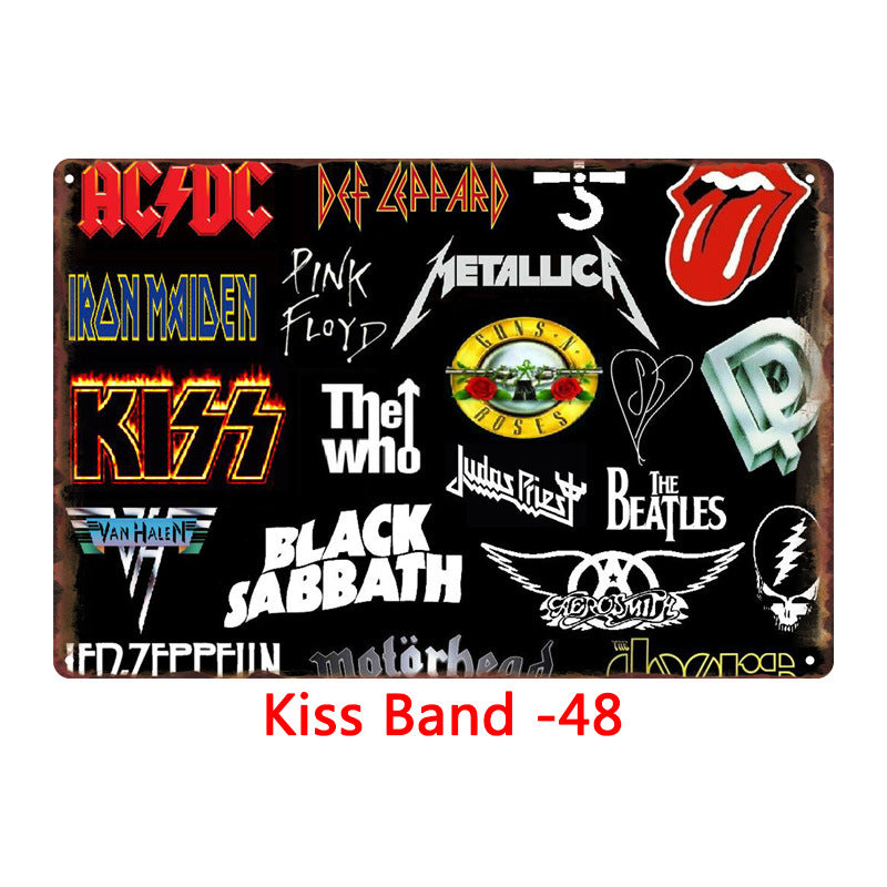 Tin Painting Bar Clothing Shop Home Wall Decoration