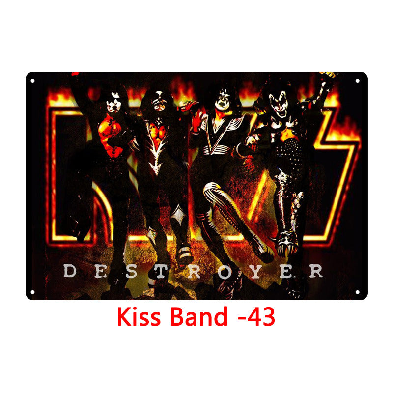 Tin Painting Bar Clothing Shop Home Wall Decoration
