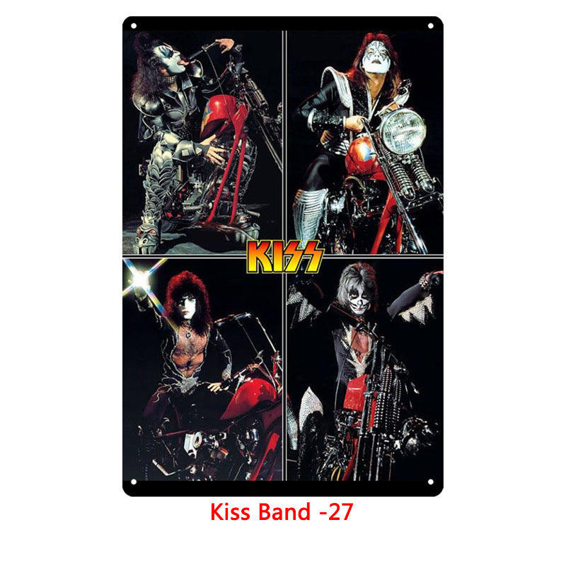 Tin Painting Bar Clothing Shop Home Wall Decoration
