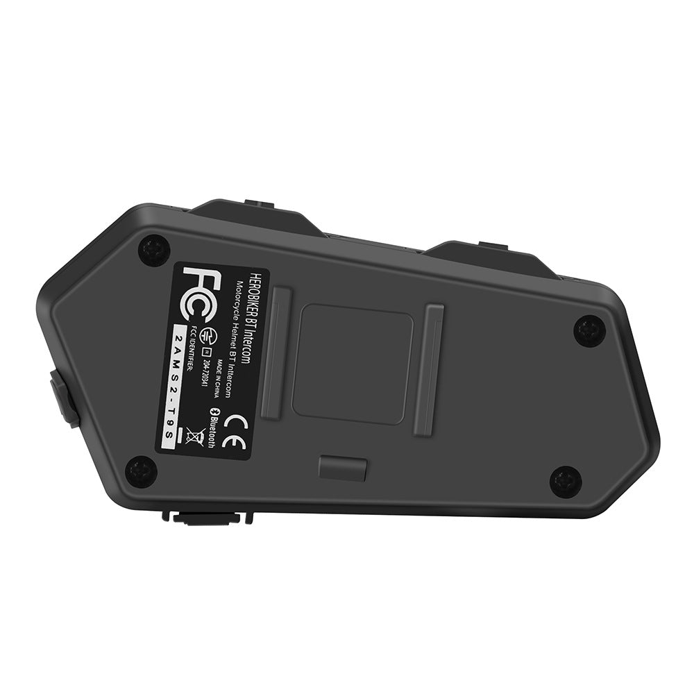 HEROBIKER Motocicleta Intercom Casco Auriculares Casco Altavoz impermeable Interphone Moto Auriculares Inalámbrico Intercomunicador 1200M