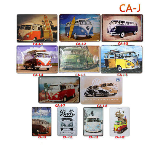 Tin Painting Bar Clothing Store Home Wall Decoration Decoration Tin Painting