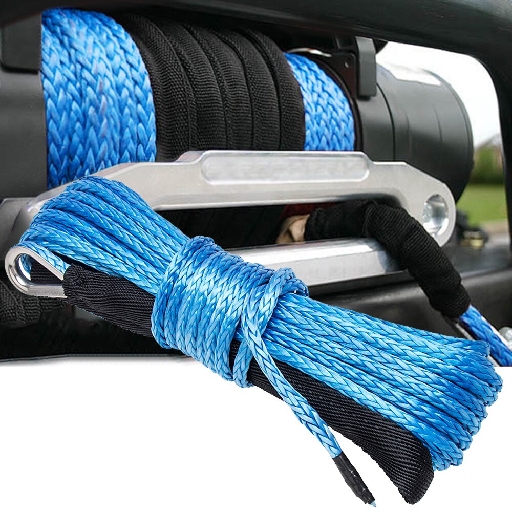 Synthetic winch steel wire trailer rope