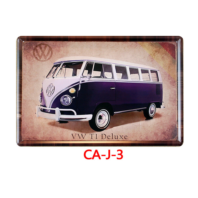 Tin Painting Bar Clothing Store Home Wall Decoration Decoration Tin Painting