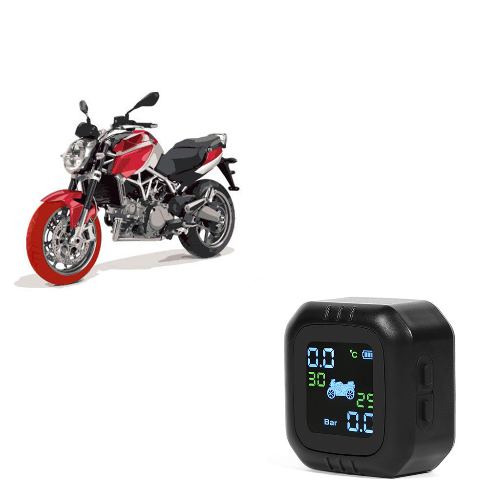 Motorcycle tire pressure monitor