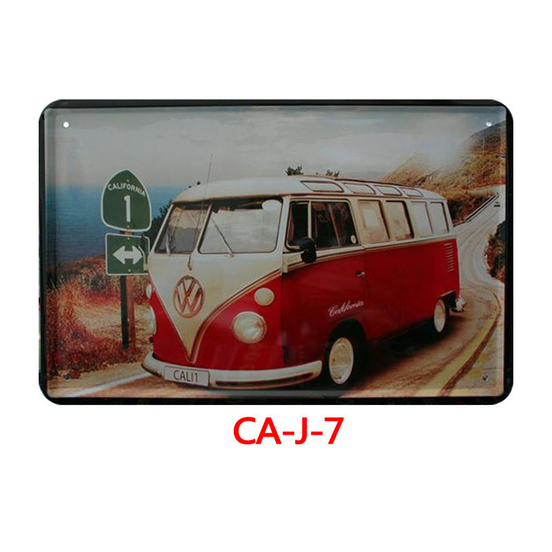 Tin Painting Bar Clothing Store Home Wall Decoration Decoration Tin Painting