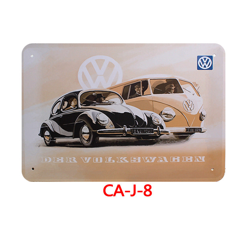 Tin Painting Bar Clothing Store Home Wall Decoration Decoration Tin Painting