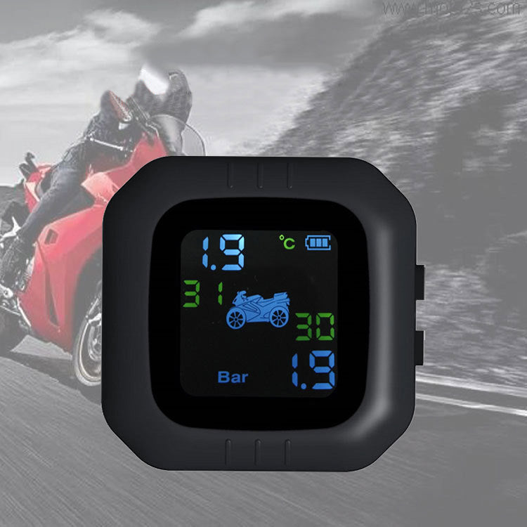Motorcycle tire pressure monitor