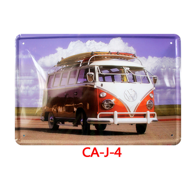 Tin Painting Bar Clothing Store Home Wall Decoration Decoration Tin Painting