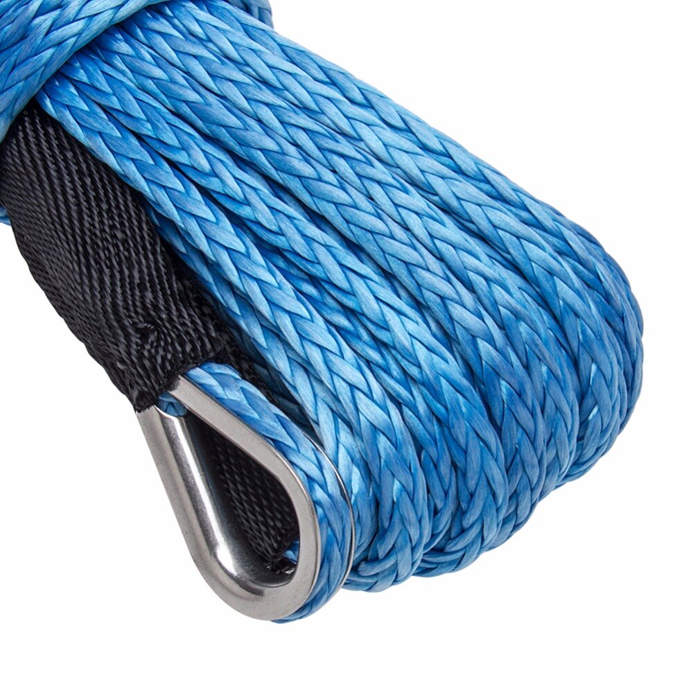 Synthetic winch steel wire trailer rope