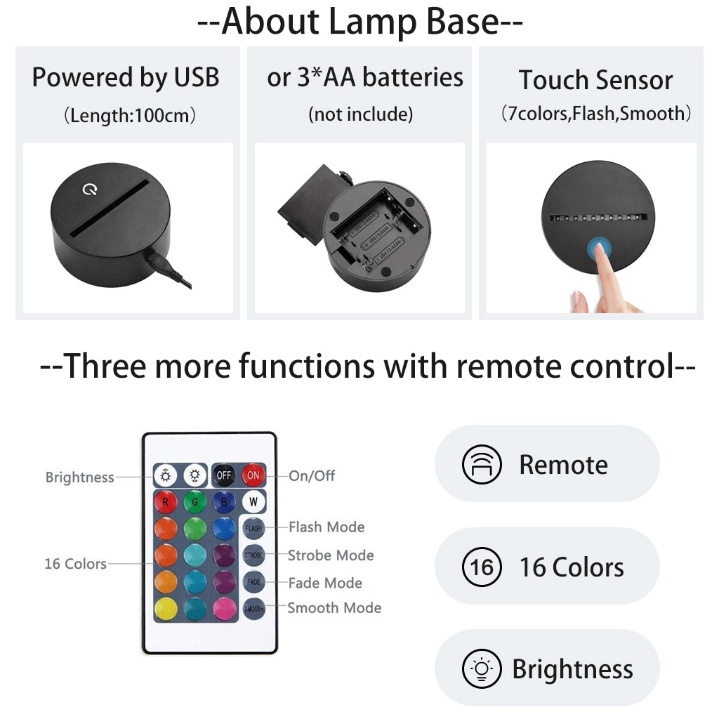 Lámpara 3d personalizada, holograma de avión, luz de noche para bebé, nombre genial, luz nocturna personalizada para decoración de dormitorio infantil, luz de noche Led 3d