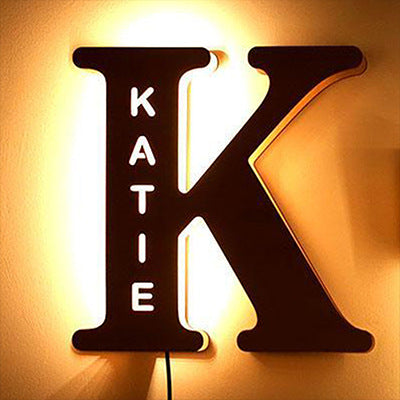 Personalized Custom Letter Lamp English Name Lamp