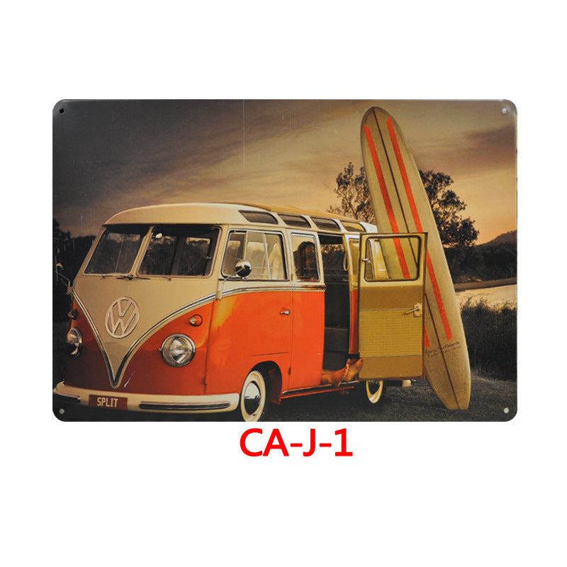 Tin Painting Bar Clothing Store Home Wall Decoration Decoration Tin Painting