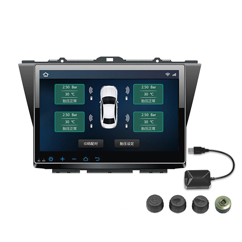 Built In System Car Solar Wireless Tire Pressure Monitor
