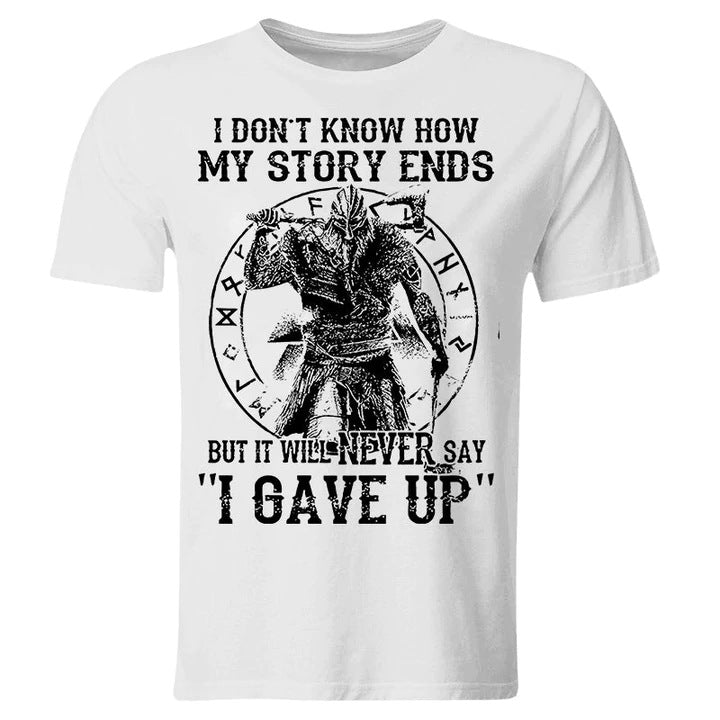 Printed Men's Street Long Sleeve Sports T-shirt Top