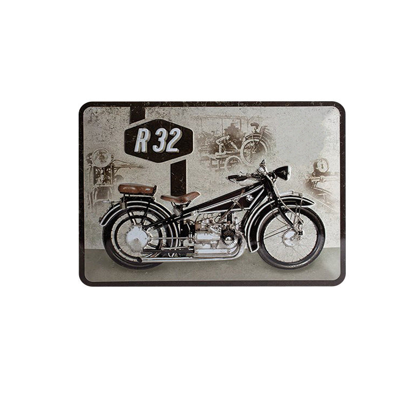 Cafe Bar Home Decoration Mural Wall Decoration Tin Painting