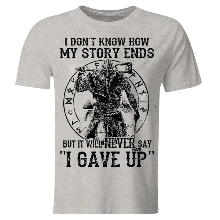 Printed Men's Street Long Sleeve Sports T-shirt Top