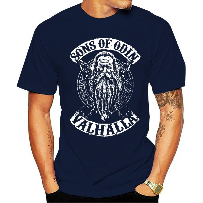 Men's Casual Printed Short Sleeve Top