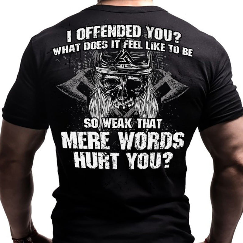 Printed Men's Street Long Sleeve Sports T-shirt Top
