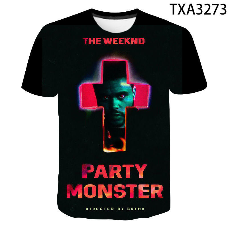 3D Is You Printed Fashion Round Neck Men's And Women's T-Shirts